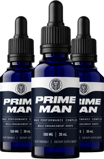 Prime Man Male Enhancement Drops — trois bouteilles